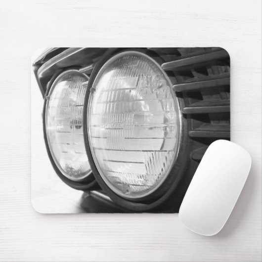  BMW koplampen mousepad Muismat (Met muis)