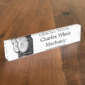  BMW-koplampen Naambordje (Zijkant)