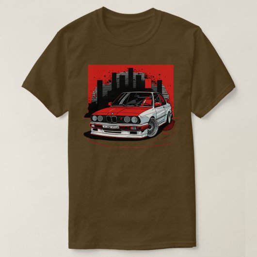 BMW M3 e30 3 T-shirt (Design voorkant)