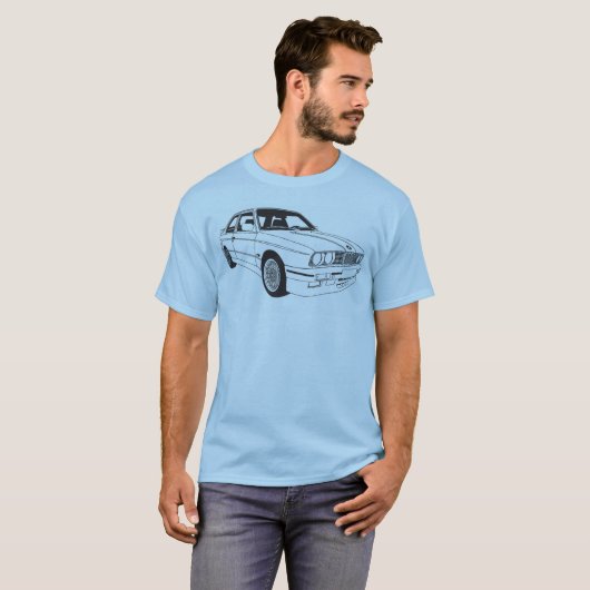 BMW M3 E30 T-Shirt (Voorkant volledig)