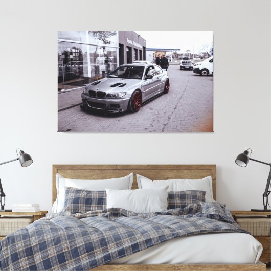 BMW M3 E46 CANVAS AFDRUK (Insitu (Slaapkamer))
