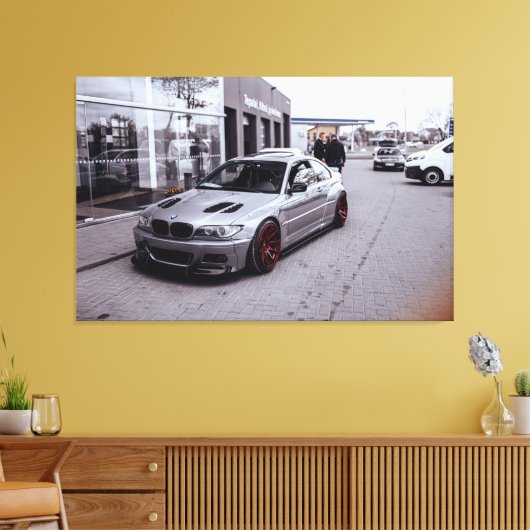BMW M3 E46 CANVAS AFDRUK (Insitu (Woonkamer))