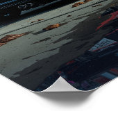 BMW M3 Night Drive Boardwalk Art Poster (Hoek)