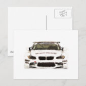 BMW M3 Racing Car Hand Painted Art Brush Sjabloon Briefkaart (Voorkant / Achterkant)