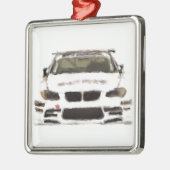 BMW M3 Racing Car Hand Painted Art Brush Sjabloon Metalen Ornament (Links)