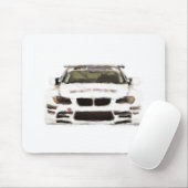 BMW M3 Racing Car Hand Painted Art Brush Sjabloon Muismat (Met muis)