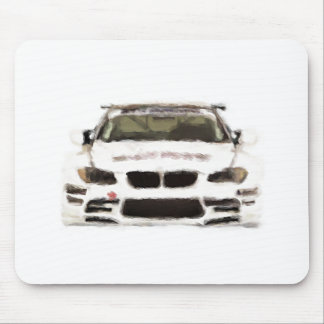 BMW M3 Racing Car Hand Painted Art Brush Sjabloon Muismat