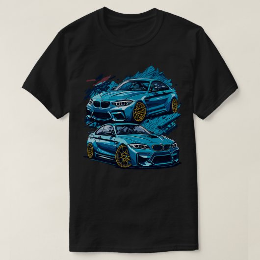 BMW M3 stijl cartoon T-shirt (Design voorkant)