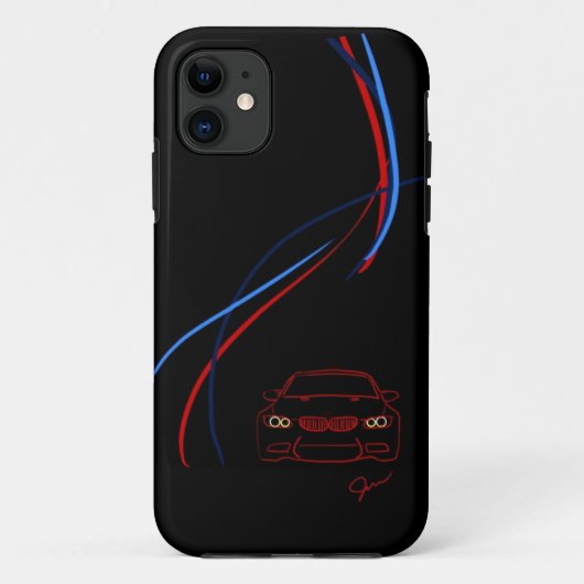 BMW M3 Stripes iPhone5 Hoesje-Mate Hoesje (Achterkant)