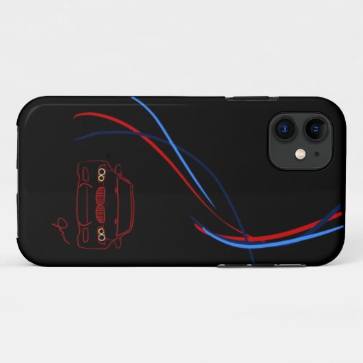 BMW M3 Stripes iPhone5 Hoesje-Mate Hoesje (Achterkant (horizontaal))