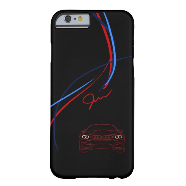 BMW M4 Stripes iPhone 6 Hoesje (Achterkant)