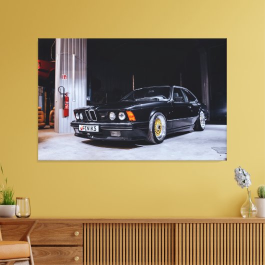 BMW M6 E23 6reeks Canvas Afdruk (Insitu (Woonkamer))