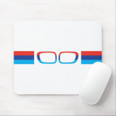 BMW M horizontale strepen en nieren Muismat (Met muis)