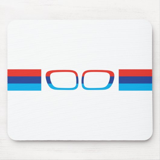 BMW M horizontale strepen en nieren Muismat (Voorkant)