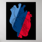 BMW M Power Heart Anatomie Poster (Voorkant)