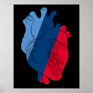 BMW M Power Heart Anatomie Poster