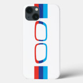 BMW M strepen en nieren Case-Mate iPhone Case (Achterkant)