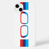 BMW M strepen en nieren Case-Mate iPhone Case (Achterkant)
