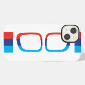 BMW M strepen en nieren iPhone Hoesje (Achterkant horizontaal)