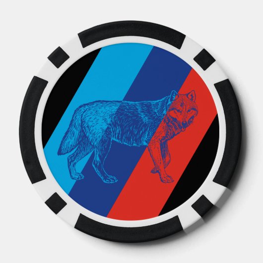 BMW M Wolf Fan Art Poker Chips (Achterkant)