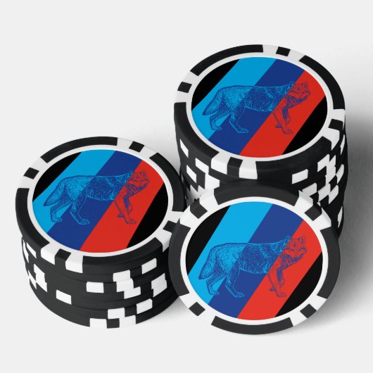 BMW M Wolf Fan Art Poker Chips (Opstapeling)