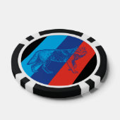 BMW M Wolf Fan Art Poker Chips (Enkel)