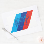 BMW M Wolf Rechthoekige Sticker (Envelop)