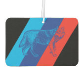 BMW M Wolf zwart Luchtverfrisser (Achterkant)