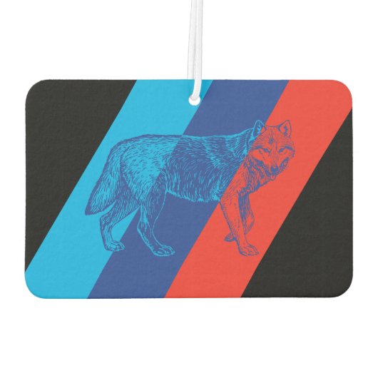 BMW M Wolf zwart Luchtverfrisser (Achterkant)