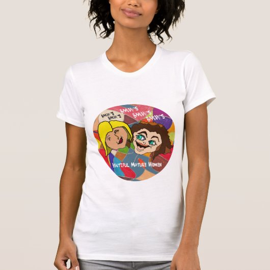 BMW - Mooie vrouwen T-shirt (Voorkant)