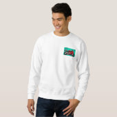 BMW Motorcycle for Basic Sweatshirt, White Trui (Voorkant volledig)
