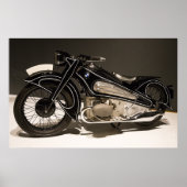 BMW MOTORCYCLUS 1934 R7 CONCEPT ART DECO POSTER (Voorkant)