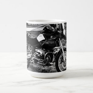 BMW-motorfiets Koffiemok