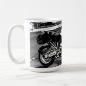 BMW-motorfiets Koffiemok (Links)