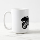 BMW-motorfiets Koffiemok (Links)