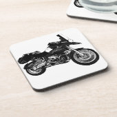 BMW Motorfiets Vaderdag Bier Onderzetter (Linkerzijde)
