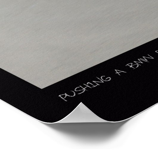 BMW R 1200 GS cornering Poster (Hoek)