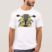 BMW S1000RR Sport Bike LEGENDARY M POWER T-shirt (Voorkant)