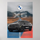 BMW X6 POSTER (Voorkant)