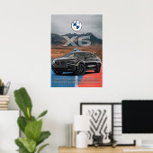 BMW X6 POSTER (Thuiskantoor)