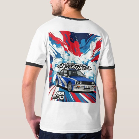 BMWE30 T-SHIRT (Achterkant)