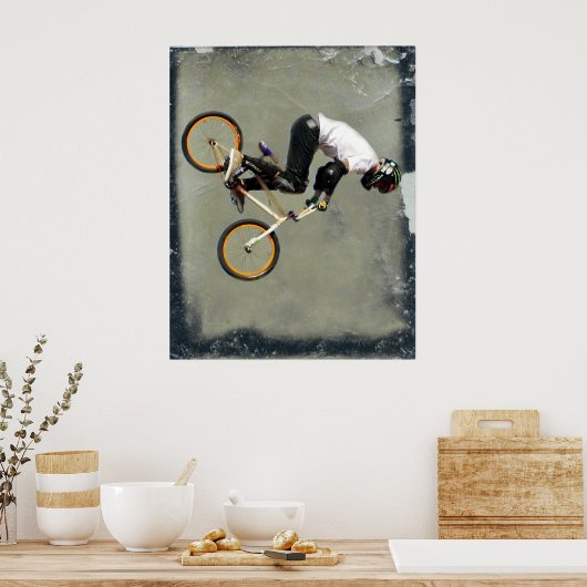 BMX10, Copyright Karen J Williams Poster (Keuken)