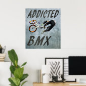 BMX 11, Copyright Karen J Williams Poster (Thuiskantoor)