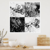 BMX 14, Copyright Karen J Williams Poster (Keuken)