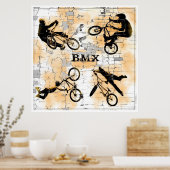 BMX 18, Copyright Karen J Williams Poster (Keuken)