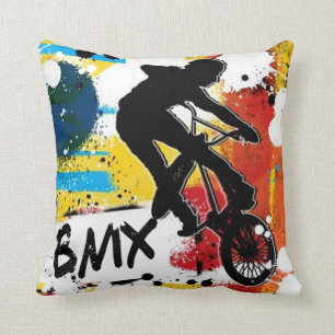 BMX 2 Sided Pillow Kussen