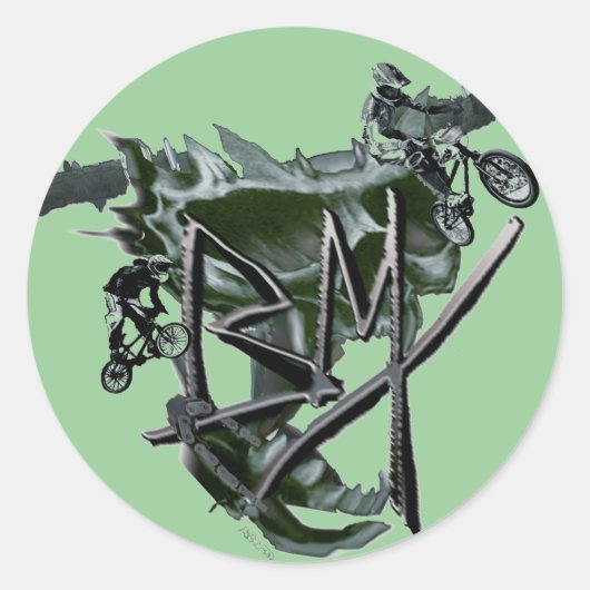 BMX 2 STICKER (Voorkant)