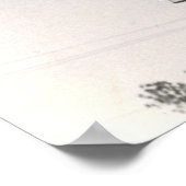 BMX-afdruk van oude school Poster (Hoek)