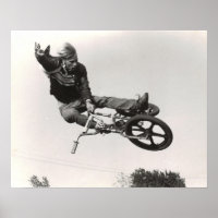 BMX-afdruk van oude school