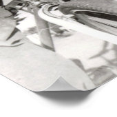 BMX-afdruk van twee vakken Poster (Hoek)